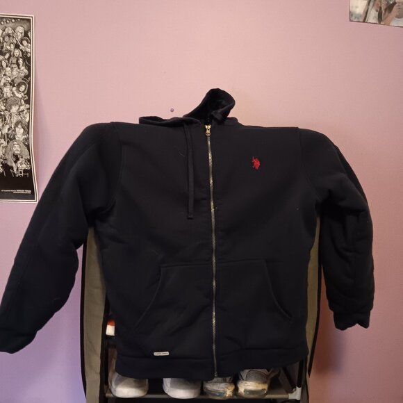 U.S. Polo Association fleece zip up hoody - feel dry - Picture 1 of 1